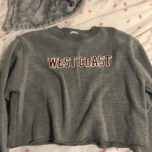 Brandy melville cropped crew neck